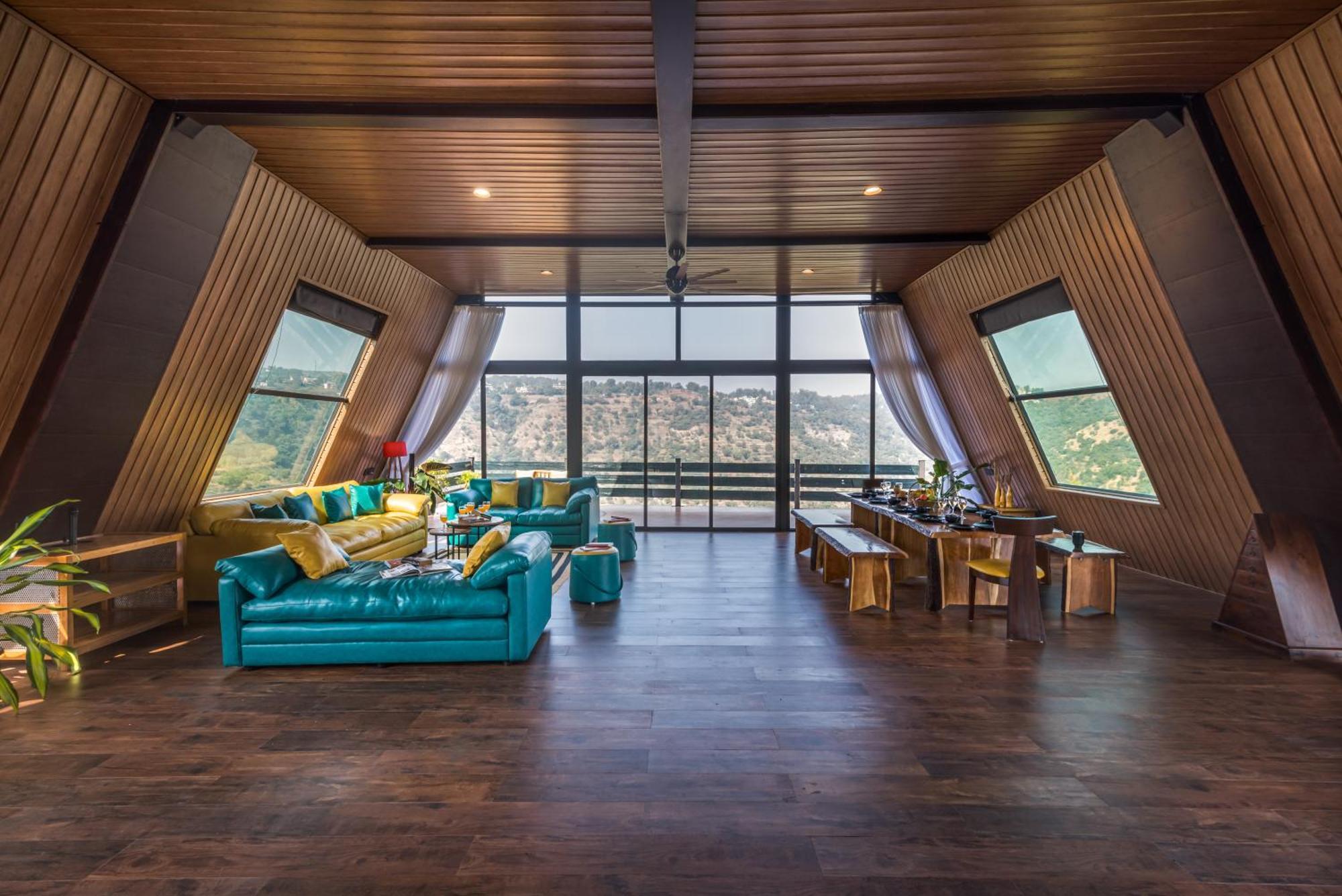 Saffronstays A Vantage, Panchgani - A Pyramid Shaped Unique Luxury Villa With Infinity Valley Views Exterior foto